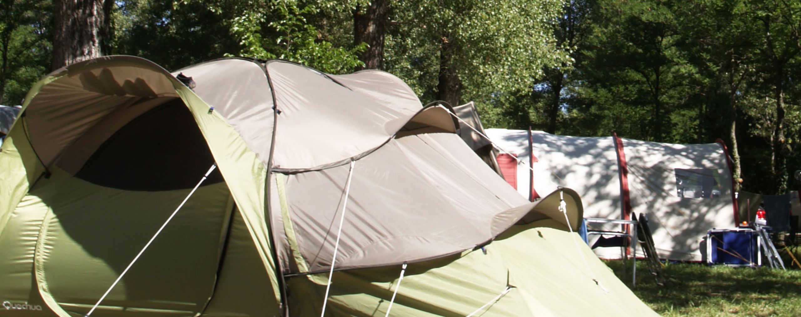 Camping en bordure de rivière en Sud Ardèche