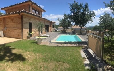 location villa en Ardèche avec piscine chauffée